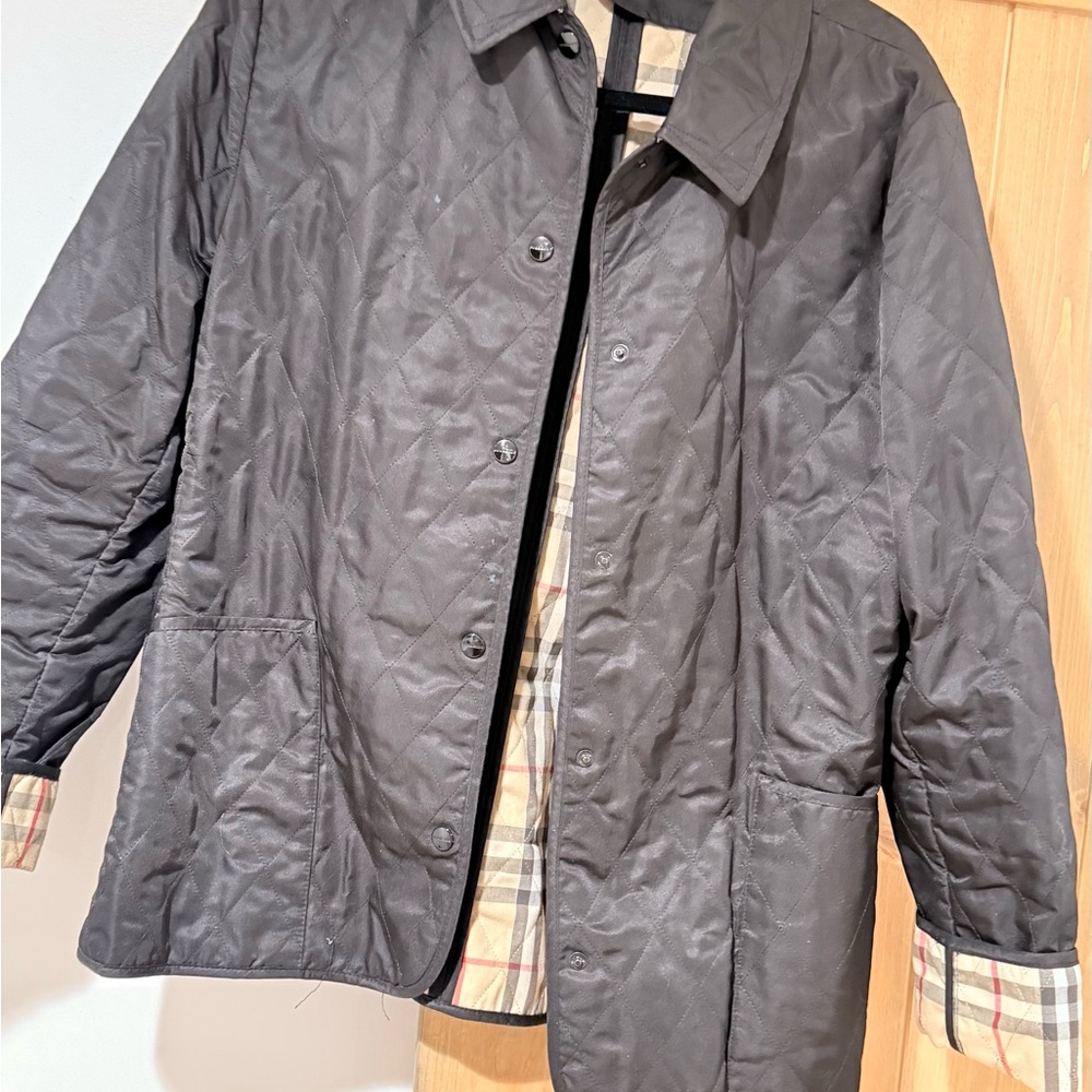 Burberry Black Quilted Jacket